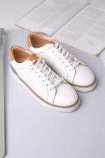 کتونی اسپرت چرم طبیعی مردانه زارا - تصویر 2
