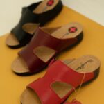صندل طبی چرم طبیعی زنانه غزال