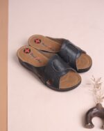 صندل زنانه طبی چرم طبیعی نازگل - تصویر 4
