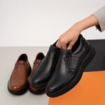 کفش مردانه طبی چرم طبیعی کد 437