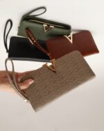 کیف پول زنانه کد 1011 طرح V - تصویر 3